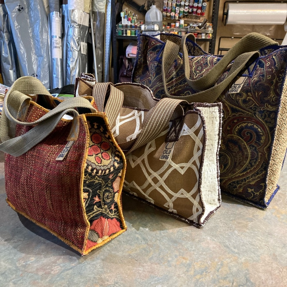 Shopping Totes - Handmade - All Recycled Materials